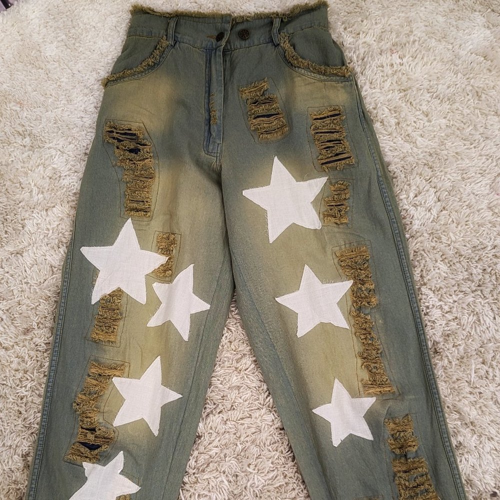 Vintage Star Distressed Jean
